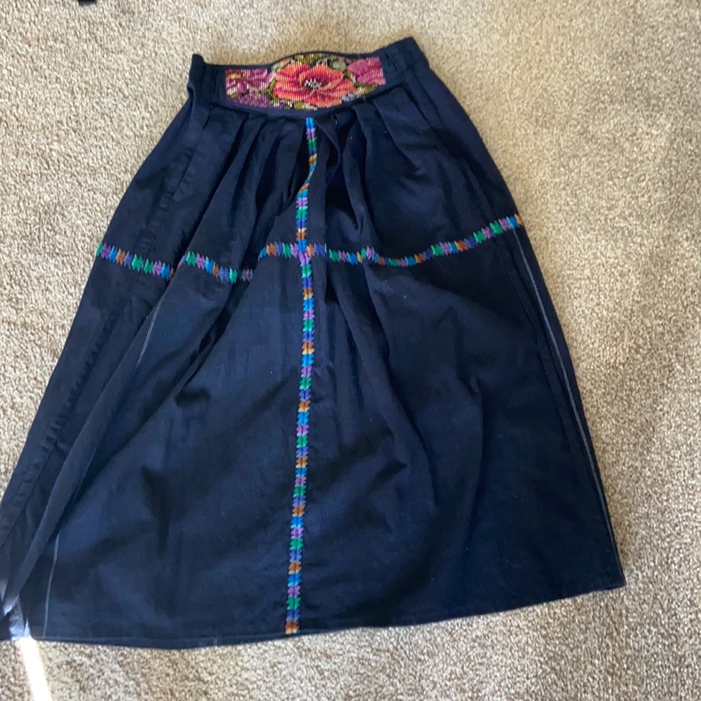Skirt from Mexico with pockets